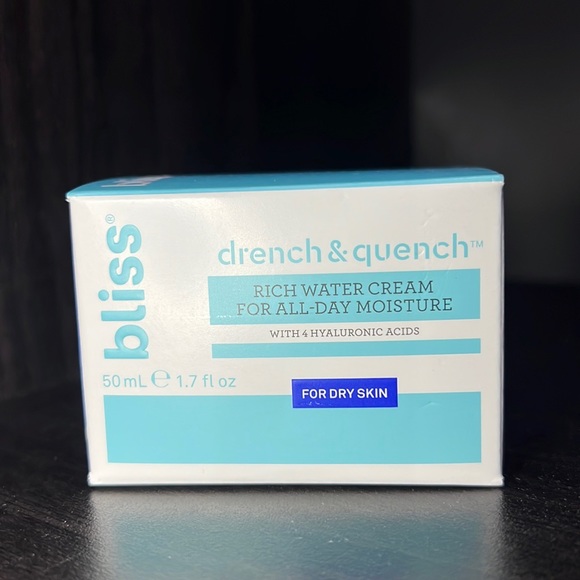Bliss Skincare Bliss Drench Quench Rich Water Allday Moisture For